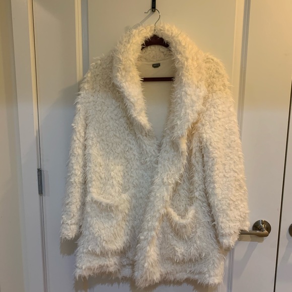 aerie Jackets & Blazers - Aerie White Teddy Coat
